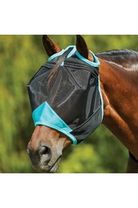 Weatherbeeta Comfitec Deluxe Fine Mesh Fly Mask 1006938 - Turquoise